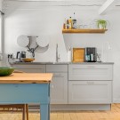 The kitchen of the beautiful Tim apartment